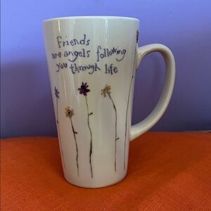 Natural Life ‘Friends Are Angels Following You Through Life’ Mug Tall Coffee tea